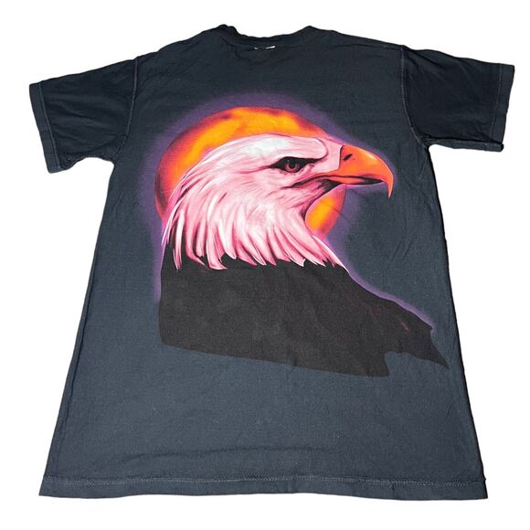 Travis Scott Birds In The Trap Birds Eye View Tour Eagle Black T-Shirt Men Small - Picture 5 of 6